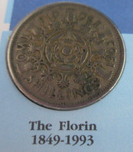 Load image into Gallery viewer, 1992 FAREWELL TO THE FLORIN INTRODUCTION OF THE SMALLER TEN PENCE COIN COVER PNC
