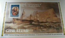 Load image into Gallery viewer, 1805-2005 BATTLE OF TRAFALGAR 200 YEARS GIBRALTAR &amp; SOLOMON ISLANDS STAMPS MNH
