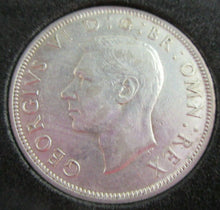 Load image into Gallery viewer, 1942 GEORGE VI BARE HEAD COINAGE HALF 1/2 CROWN IN QUADRANT CAPSULE &amp; BOX
