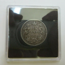 Load image into Gallery viewer, 1872 CANADA 25 CENT SILVER COIN Large 2  H   AUNC HOUSED IN QUAD CAPSULE
