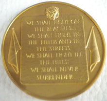 Load image into Gallery viewer, THE CHURCHILL MEDALS 4 GOLD / STERLING SILVER MEDALS 1974 BY JOHN PINCHES COA

