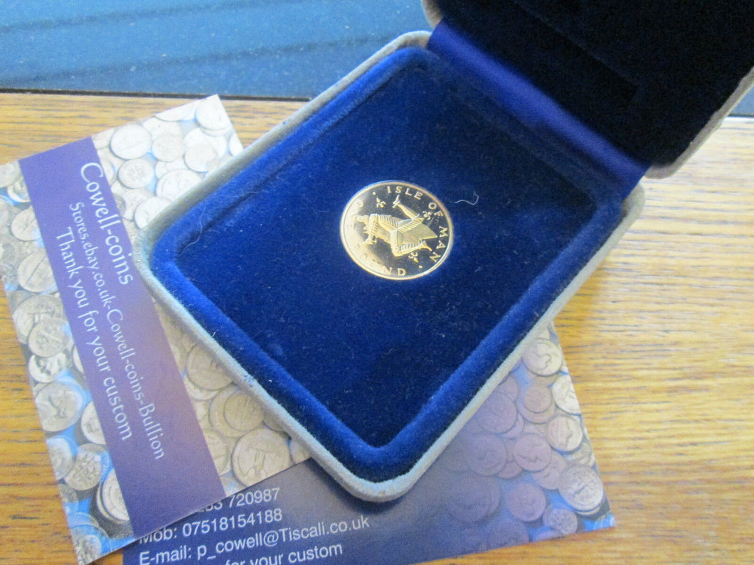 UK £1 1978 coin isle of man VIRENIUM PROOF SEALED STUNNING CONDITION GB
