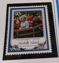 Load image into Gallery viewer, 1986 QUEEN ELIZABETH II 60TH BIRTHDAY VARIOUS STAMPS &amp; ALBUM SHEET
