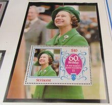 Load image into Gallery viewer, 1986 QUEEN ELIZABETH II 60TH BIRTHDAY ST VINCENT STAMPS &amp; ALBUM SHEET
