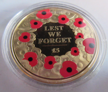 Load image into Gallery viewer, FIRST WORLD WAR CENTENARY POPPY COIN COLLECTION JERSEY 2014-2018 BOX &amp; COA
