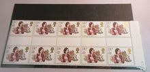 Load image into Gallery viewer, GB 1980 GEORGE ELIOT THE MILL ON THE FLOSS 13 1/2p GUTTER PAIRS 20 STAMPS MNH
