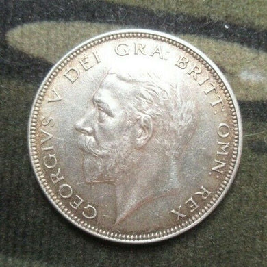 1936 GEORGE V BARE HEAD COINAGE HALF 1/2 CROWN SPINK 4037 CROWNED SHIELD A1