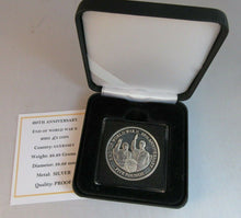 Load image into Gallery viewer, 2005 60TH ANNIVERSARY END OF WORLD WAR II S/PROOF £5 COIN BOX &amp; COA
