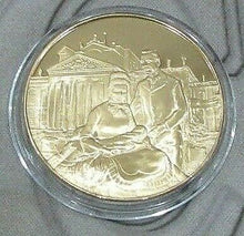 Load image into Gallery viewer, 1974 John Pinches Churchill Centenary Trust Silver Proof Gold Plated 1oz Medals
