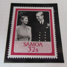 Load image into Gallery viewer, 1986 QUEEN ELIZABETH II 60TH BIRTHDAY SAMOA STAMPS &amp; ALBUM SHEET
