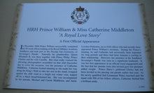 Load image into Gallery viewer, 2011 WILLIAM &amp; KATE - A ROYAL LOVE STORY - A FIRST OFFICIAL APPEARANCE COVER
