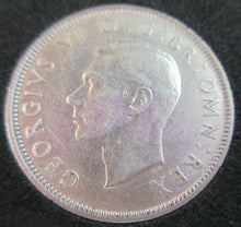 Load image into Gallery viewer, 1942 KING GEORGE VI  .500 SILVER FLORIN TWO SHILLINGS COIN WITH QUADRANT CAPSULE
