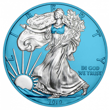 Load image into Gallery viewer, 2019  .999 Silver Coin - Space Blue Edition PANDA BRITANNIA EAGLE KOALA KANGAROO
