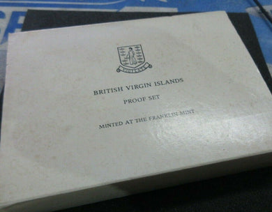 BRITISH VIRGIN ISLANDS COIN BOXES WITH OUTER SLEAVE