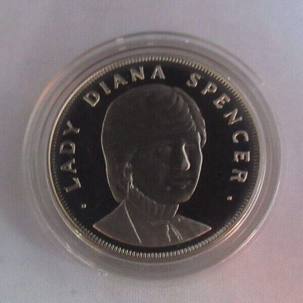Lady Diana Spencer 1981 Royal Wedding Charles and Diana Proof Medallion