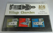 Load image into Gallery viewer, 1972 VILLAGE CHURCHES POST OFFICE BRITISH MINT STAMPS PRESENTATION PACK
