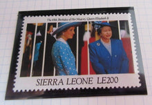 Load image into Gallery viewer, 1991 65TH BIRTHDAY QUEEN ELIZABETH II SIERRA LEONE STAMPS MNH &amp; ALBUM SHEET
