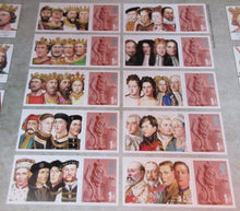 Load image into Gallery viewer, 2008 HISTORY OF THE MONARCHY THE KINGS &amp; QUEENS OF ENGLAND 10X 1ST CLASS STAMPS
