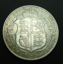 Load image into Gallery viewer, 1914 GEORGE V BARE HEAD FIRST COINAGE 1/2 CROWN SPINK 4011 CROWNED SHIELD 1
