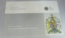 Load image into Gallery viewer, 2008 Royal Mint The Royal Arms &amp; Supporters £1 One Pound Silver Gold Proof Coin
