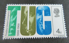 Load image into Gallery viewer, 1968 BRITISH TUC 4d 11 STAMPS MNH WITH STAMP HOLDER
