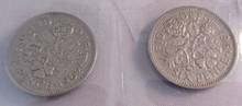 Load image into Gallery viewer, 1953-1967 QUEEN ELIZABETH II SIXPENCE 6d FULL 15 COIN SET IN CLEAR FLIP
