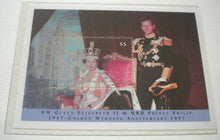 Load image into Gallery viewer, 1947-1997 THE GOLDEN WEDDING ANNIVERSARY QEII P PHILIP  MNH STAMP MINISHEET/INFO
