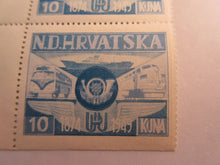 Load image into Gallery viewer, 1949 Independent Croatia Government in Exile 75th Ann.of UPU Mint MNH StampS BL
