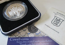 Load image into Gallery viewer, 1993 ALDERNEY £2 Two Pounds Silver Proof Crown Coin CORONATION COACH BOX/COA
