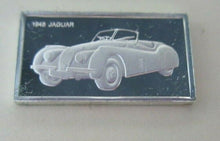 Load image into Gallery viewer, 1948 JAGUAR 15mm X 10mm 1.60gram SILVER INGOT WITH INFORMATION SLIP
