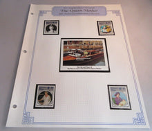 Load image into Gallery viewer, 1985 HMQE QUEEN MOTHER 85th ANNIV COLLECTION SEYCHELLES STAMPS ALBUM SHEET
