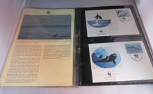 Load image into Gallery viewer, Killer Whale WWF Info Sheets Exclusive Stamps from Sao Tome and FDC&#39;s

