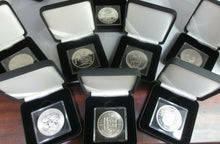 Load image into Gallery viewer, UK CROWN COINS 1950 - 2000 PROOF &amp; BUNC BOXED WITH COA MULTI LISTING ROYAL MINT
