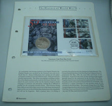 Load image into Gallery viewer, 1945-1995 50th ANNIVERSARY VE DAY BUNC GUERNSEY £2 CROWN COIN FIRST DAY COVERPNC
