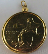 Load image into Gallery viewer, FRANKLIN DELANO ROOSEVELT MEMORIAM DIED 1945 SILVER PROOF GOLD PLATED MEDAL
