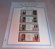 Load image into Gallery viewer, 1991 THE BIRTHDAYS OF QEII 65 &amp; PRINCE PHILIP 70 STAMPS MNH &amp; ALBUM SHEET
