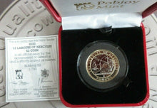 Load image into Gallery viewer, 2020 Labours of Hercules MULTILISTING Diamond Finish Gibraltar £2 Coins Box&amp;COA
