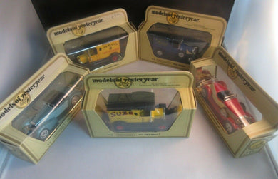 Matchbox 'Models of Yesteryear' 5 x Cars in Boxes Inc 1912 Model T Ford