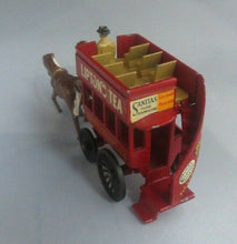 Load image into Gallery viewer, 1899 Horse Drawn Bus No 12 Lipton&#39;s Tea Matchbox &#39;Models of Yesteryear&#39; + Box
