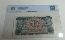 Load image into Gallery viewer, BRITAN ARMED FORCES £5 NOTE Uncirculated 1958 FIVE Pound GRADED 60 - 70
