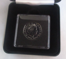 Load image into Gallery viewer, 2009 BUnc Genuine Kew Gardens UK Royal Mint 50p Very Rare In Quad Cap + Box
