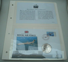 Load image into Gallery viewer, 2008 TANKER &amp; TRANSPORT AIRCRAFT,  HISTORY OF RAF  PROOF 1 CROWN  COIN COVER PNC
