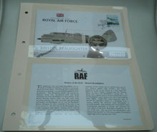 Load image into Gallery viewer, 2008 BRISTOL BEAUFIGHTER HISTORY OF THE RAF PROOF 1 CROWN  COIN COVER PNC
