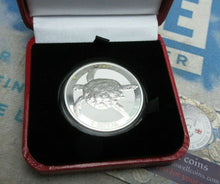 Load image into Gallery viewer, 2020 Green Turtle .999 Silver Reverse Frosted 1 Royal BIOT Coin Boxed Cc1
