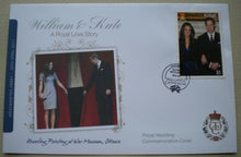 Load image into Gallery viewer, 2011 WILLIAM &amp; KATE - A ROYAL LOVE STORY WAR MUSEUM, OTTAWA  COMMEMORATIVE COVER
