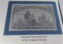 Load image into Gallery viewer, 1893 COLUMBIAN EXPOSITION ISSUE FLEET OF COLUMBUS GOLD PLATED 4C STAMP COVER FDC
