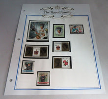 Load image into Gallery viewer, 1986 QEII 60TH BIRTHDAY COOK ISLANDS AUSTRALIA CHRISTMAS IS STAMPS &amp; ALBUM SHEET
