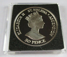 Load image into Gallery viewer, 1994 NORMANDY LANDINGS QUEEN ELIZABETH II S/PROOF 50 PENCE CROWN COIN BOX &amp; COA
