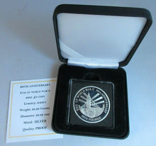 Load image into Gallery viewer, 2005 60TH ANNIVERSARY END OF WORLD WAR II S/PROOF £5 COIN BOX &amp; COA
