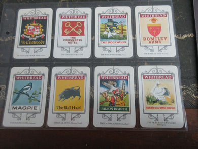 WHITBREAD INN SIGNS FROM THE WEST PENNINES 25 CARD SERIES, GREAT CONDITION